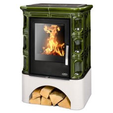 Kachlová kamna ABX Marina s výměníkem, zelená